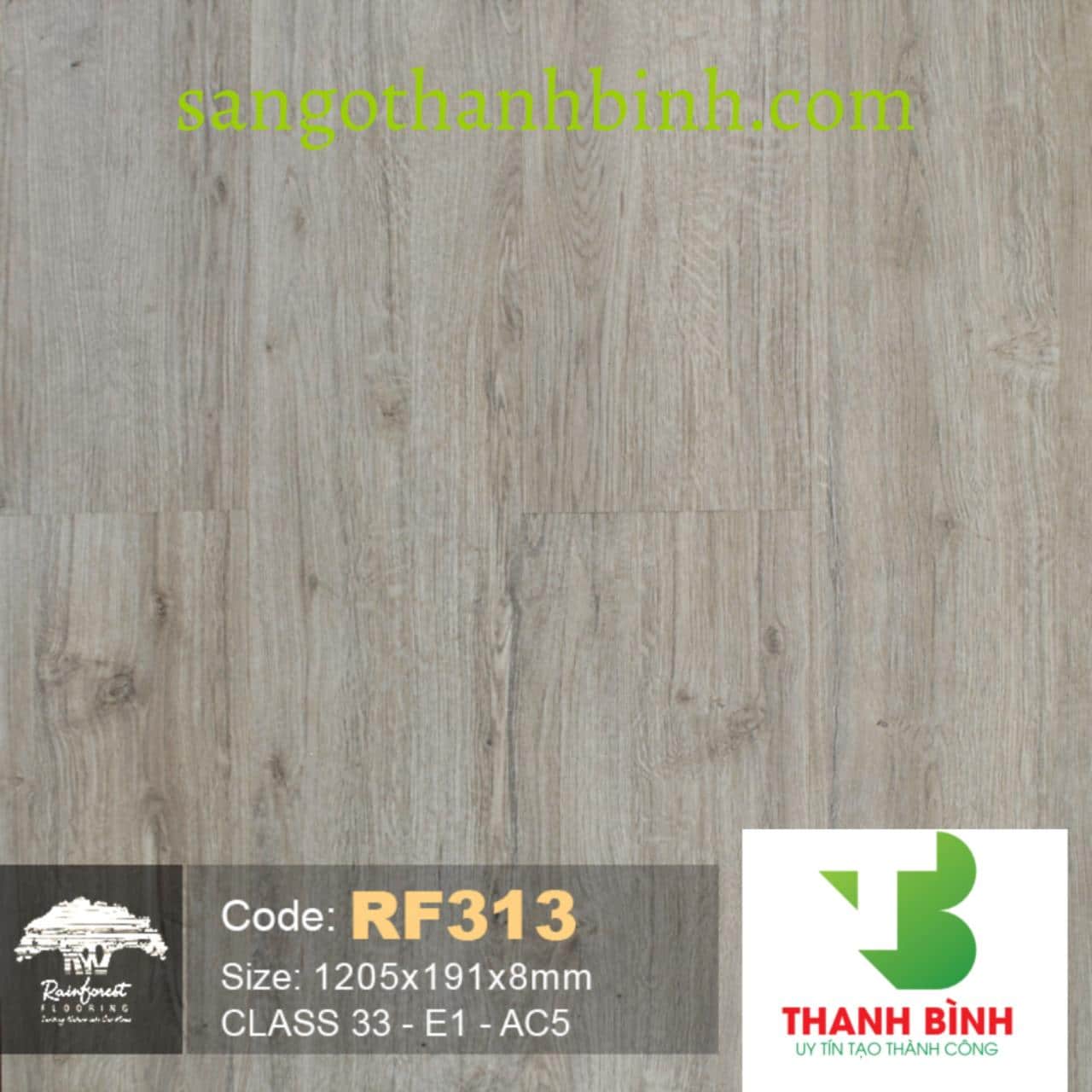 Sàn gỗ RainForest 8mm rf 313