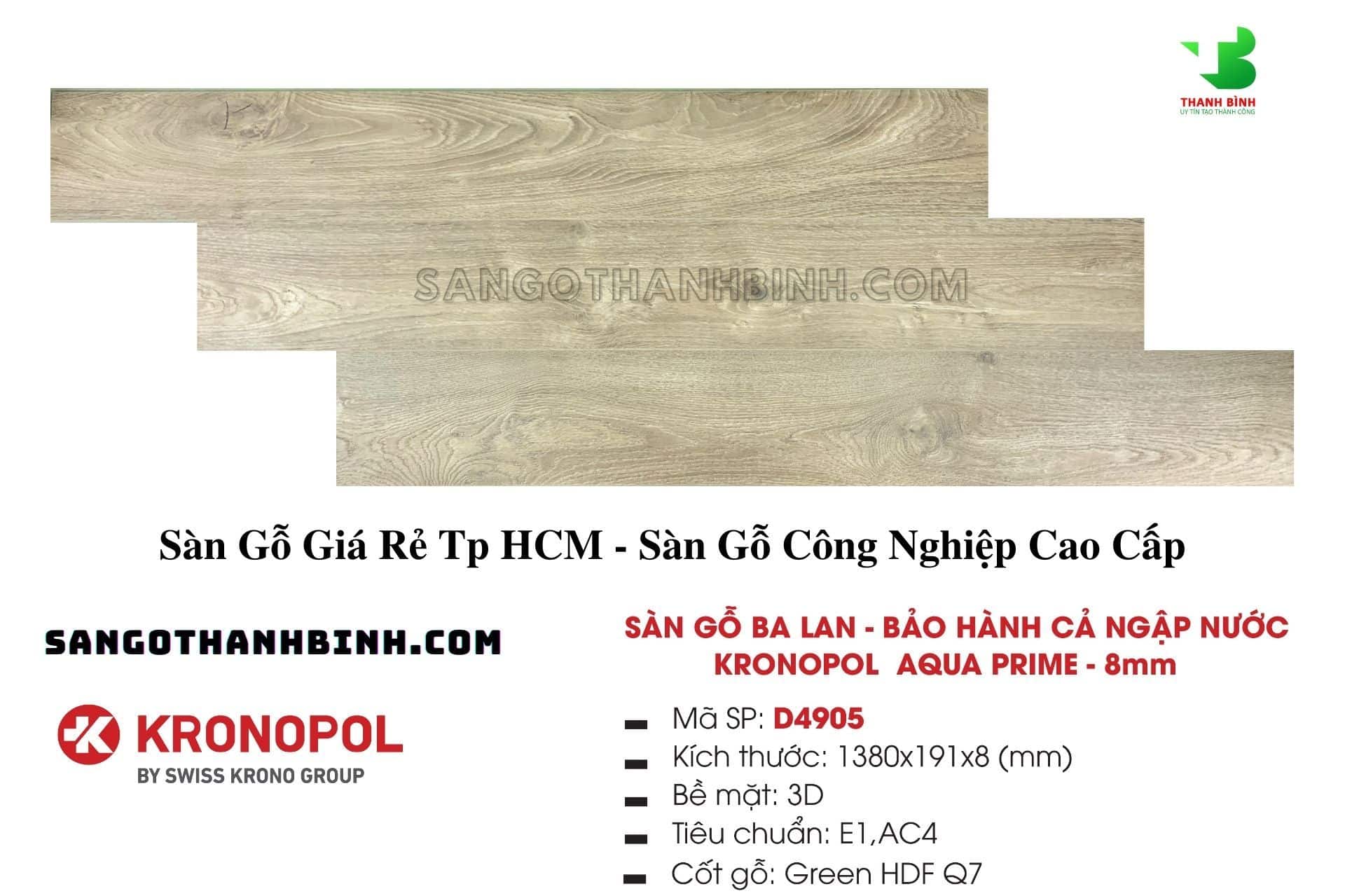 San Go Kronopol Ba Lan Aqua Prime 8mm Ma D49052